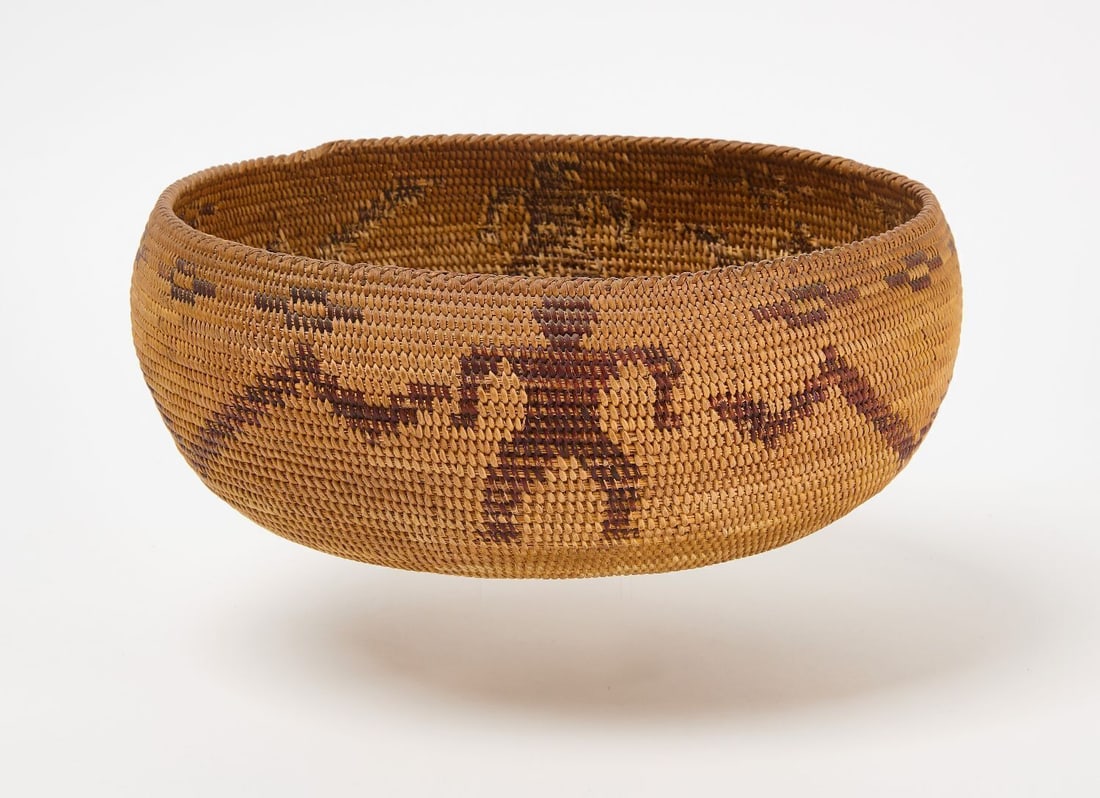 Native Basket with Figures - 2