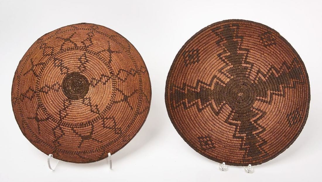 Apache Coiled Basket and Tray - 2