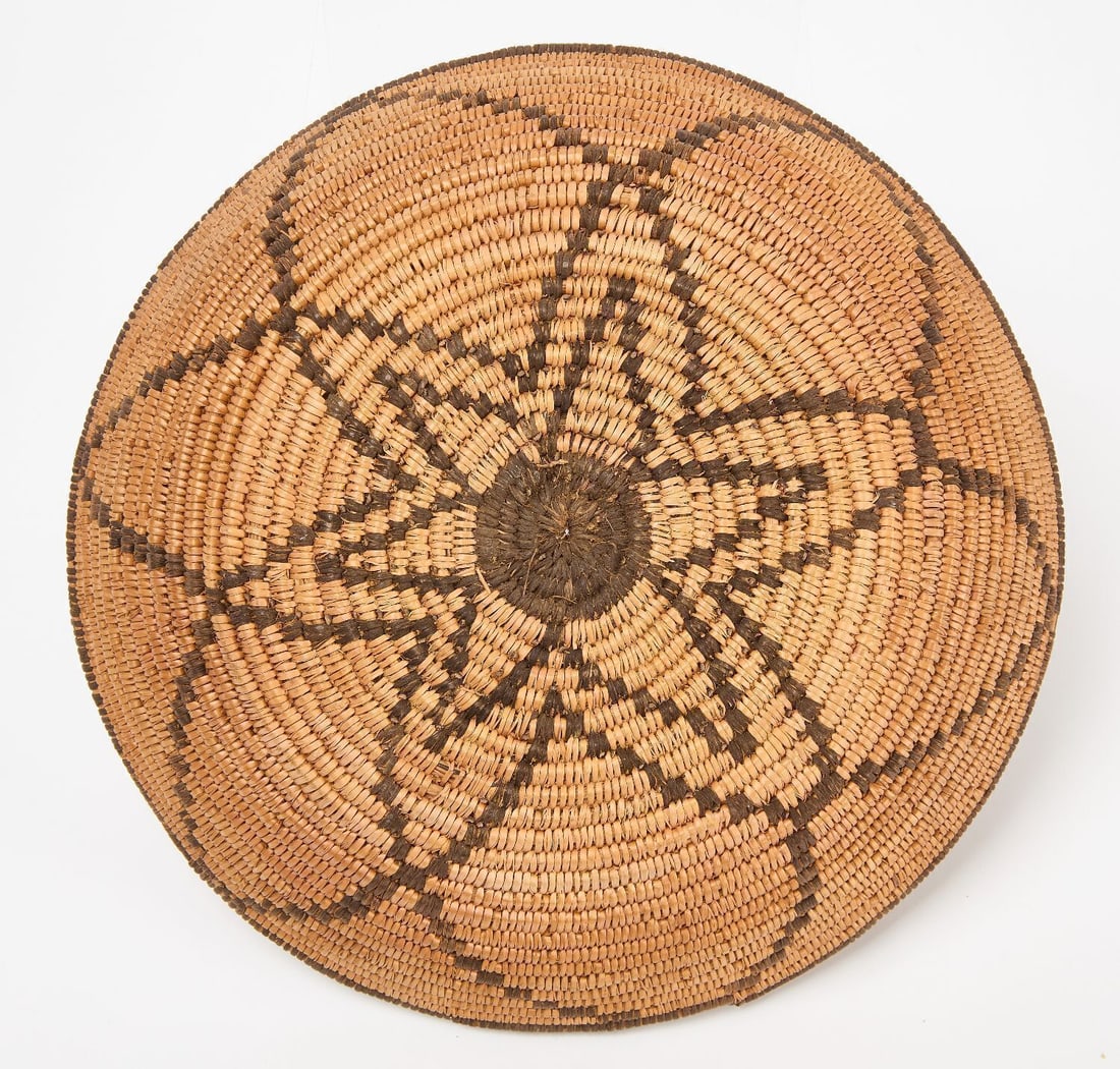 White Mountain Apache Coiled Basket Tray - 2