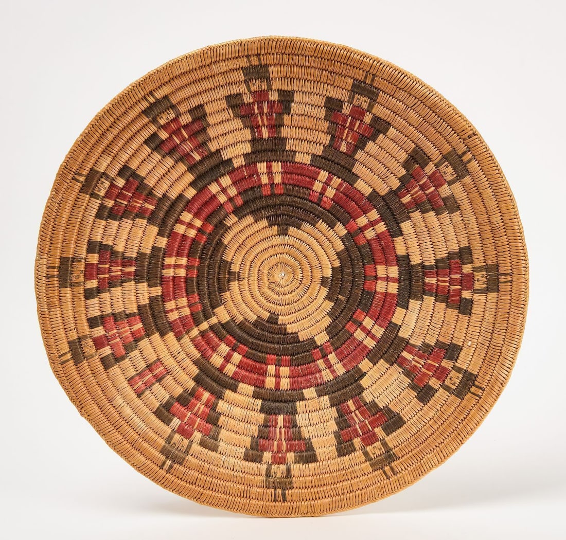 Navajo Basket Tray - Sally Black Family Attributed (1 of 2)