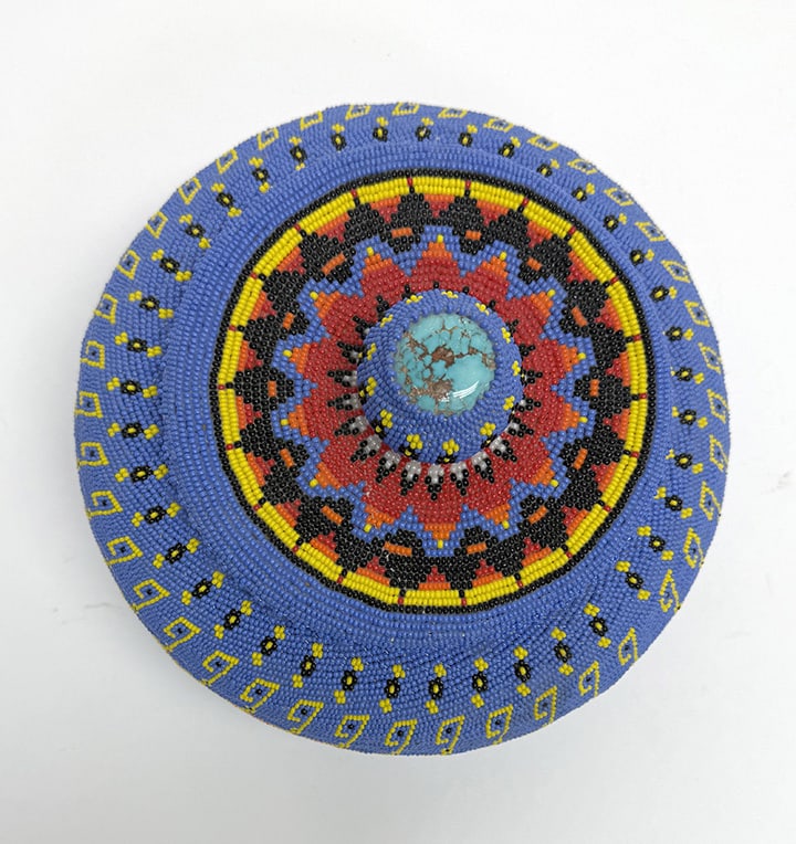 Paiute Beaded Basket - 2