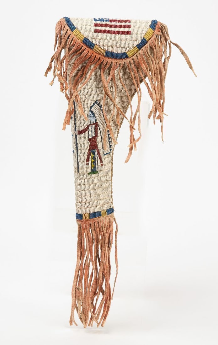 Pictorial Beaded Holster (1 of 3)