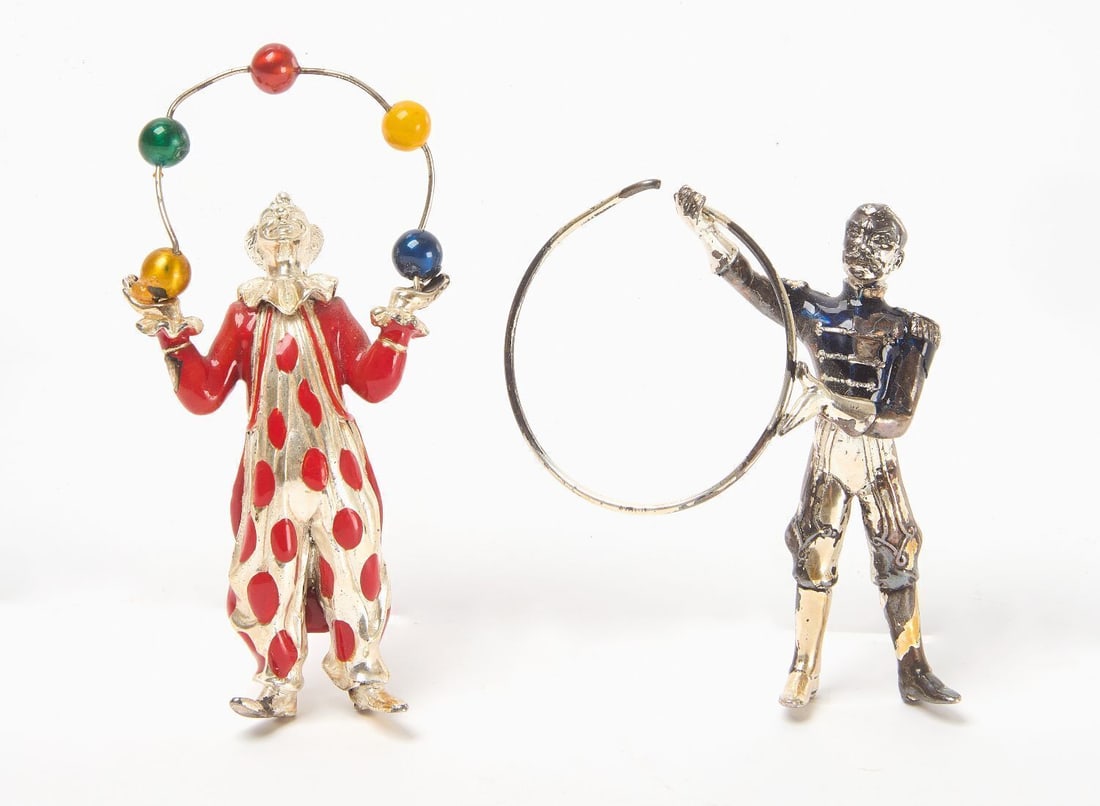 Gene Moore for Tiffany & Co. Circus Clown and Trainer: Gene Moore (American, 1910–1998) for Tiffany & Co. Circus Clown and Trainer, The Circus Collection of 1998. Gene Moore was Tiffany & Co.'s Artistic Director and Vice President for ne