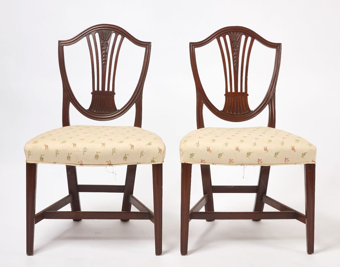 Pair of Hepplewhite Chairs (1 of 4)