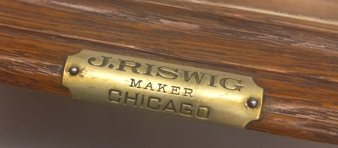 J. Riswig Curved Front Showcase - 2