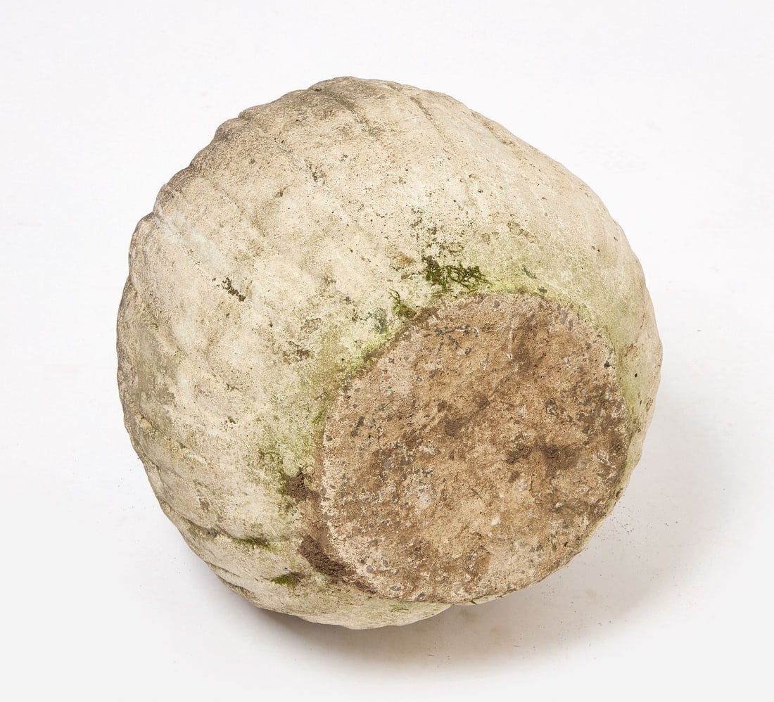 Cement Pumpkin Garden Figure - 2