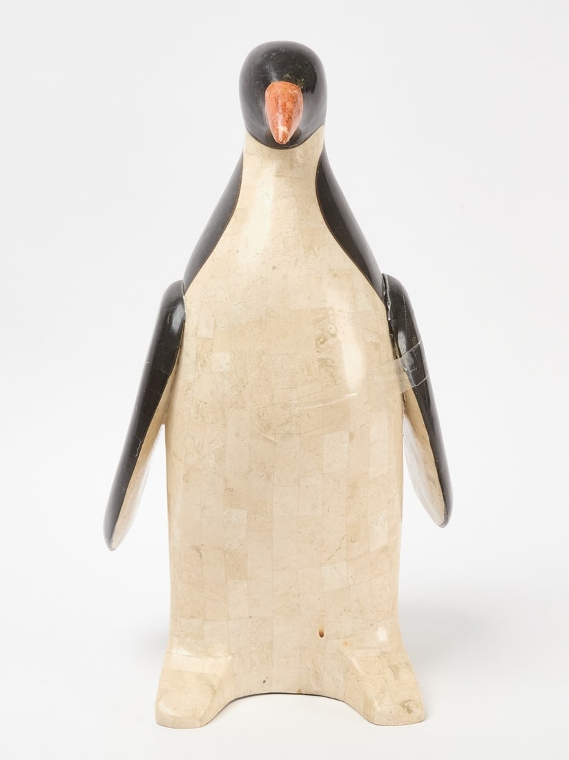 Stone Penguin Figure - 2