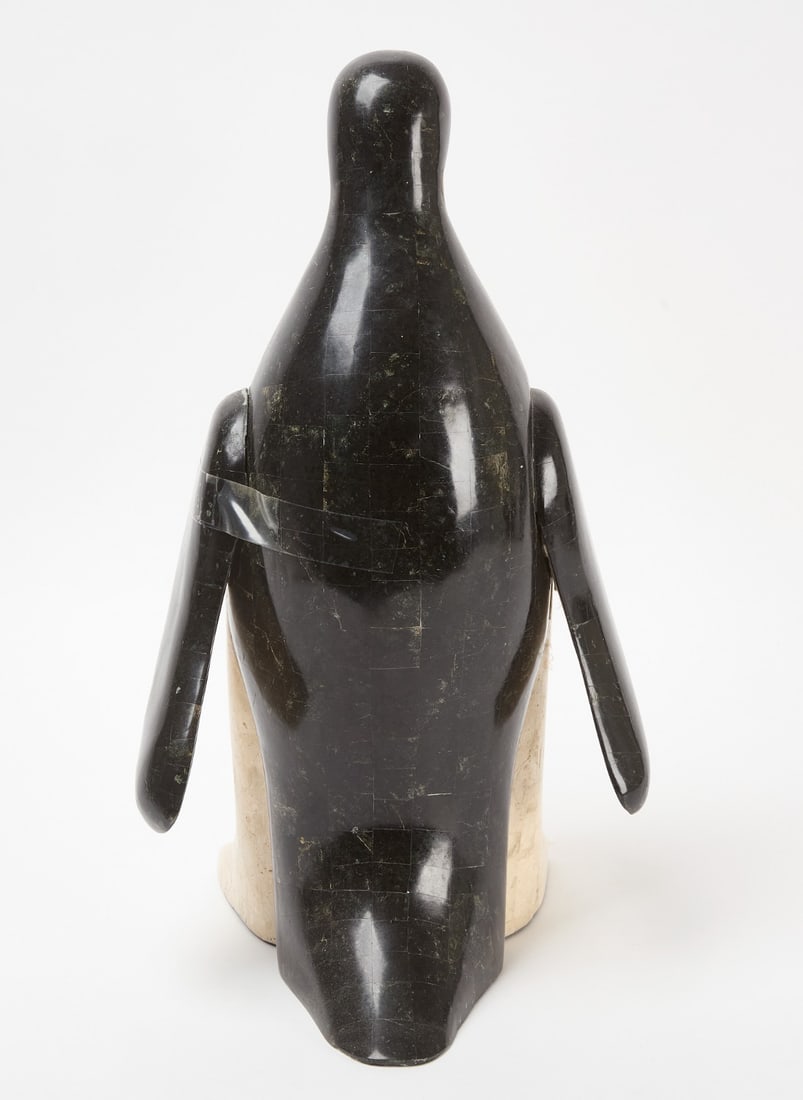 Stone Penguin Figure - 4