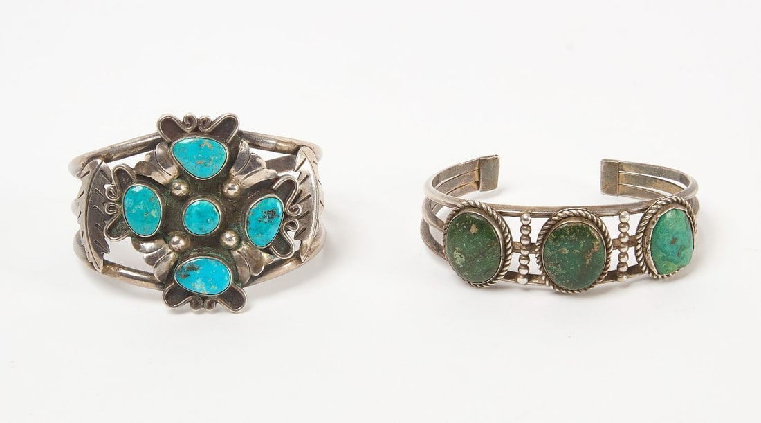 Two Navajo Cuff Bracelets (1 of 2)