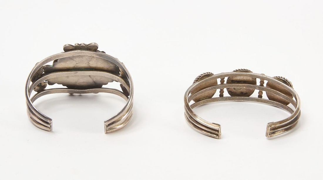 Two Navajo Cuff Bracelets - 2