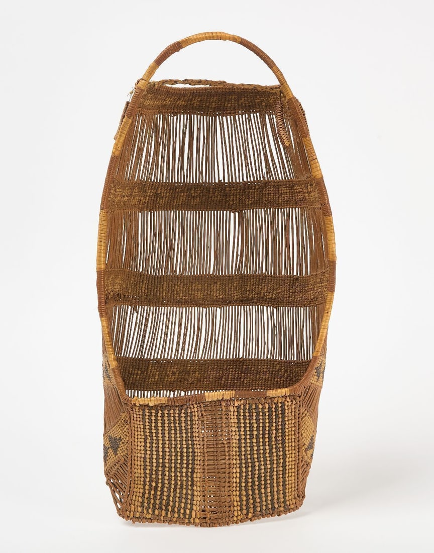 Northwest Coast Native American Winnowing Basket (1 of 3)