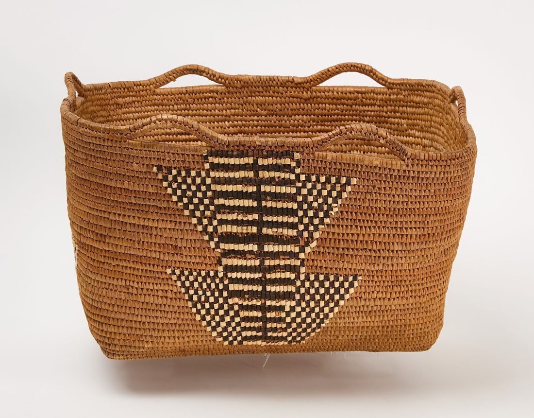 Salish Imbricated Basket (1 of 3)