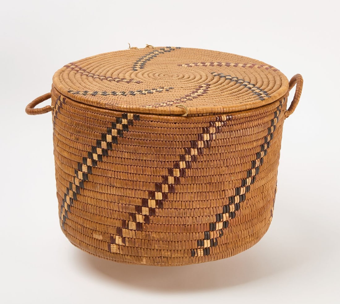 Northwest Coast Storage Basket (1 of 3)