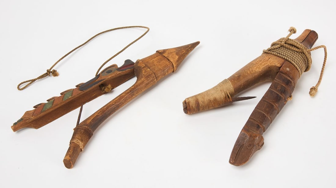 Two Northwest Coast Halibut Hooks - 2