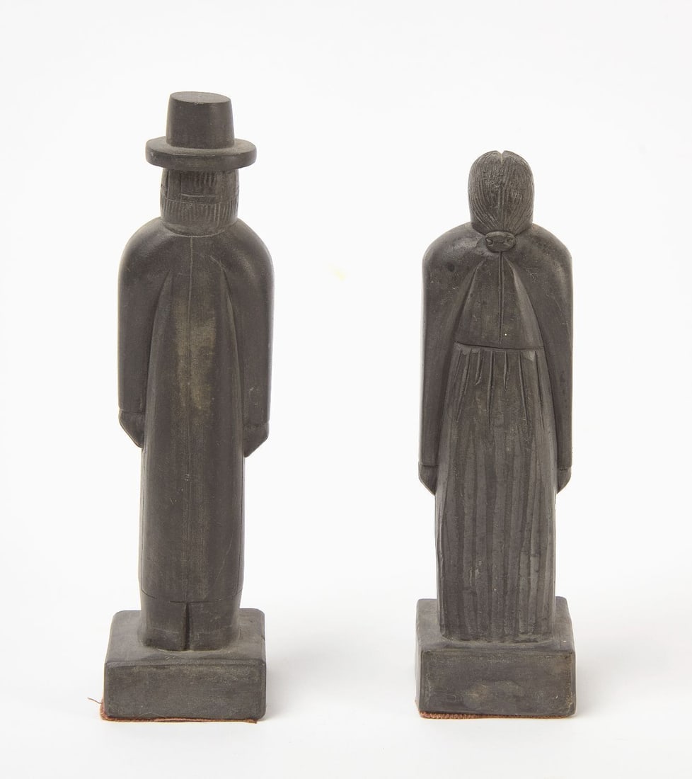 Two Asian Scholar Figures - 2