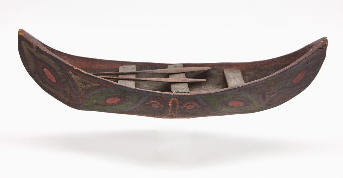 Pacific Northwest Painted Canoe Model (1 of 4)