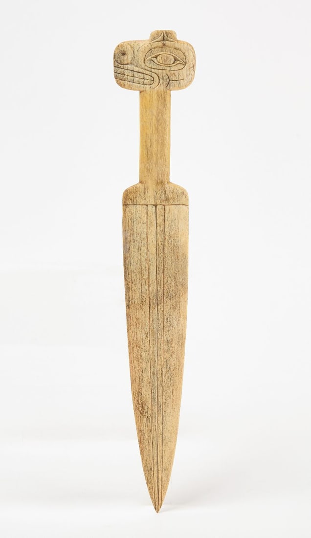 North West Coast Bone Dagger (1 of 2)