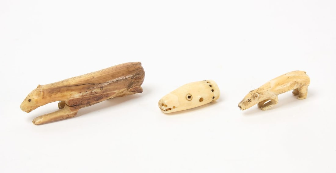 Three Inuit Bear Figures (1 of 3)