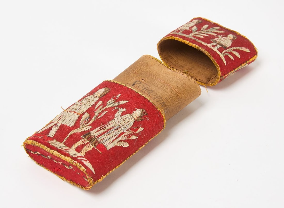 Fine Huron Quill Work Case - 3