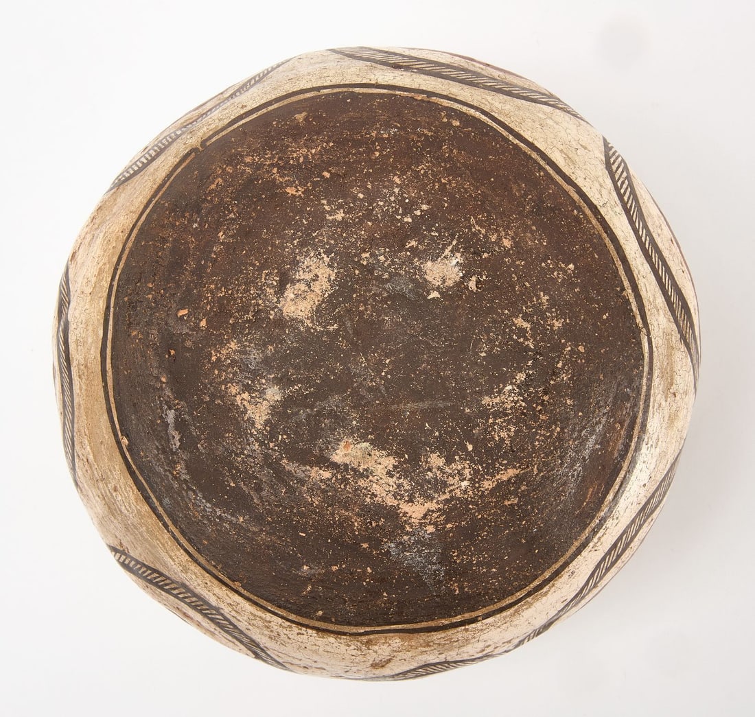 Pictorial Native Polychrome Olla - 4