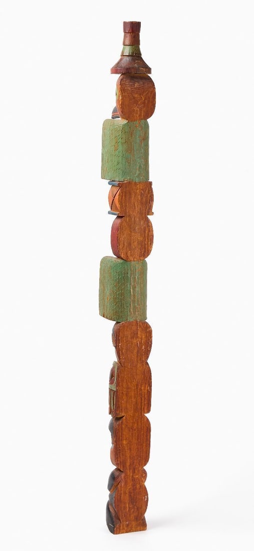 Painted Totem Pole - 3
