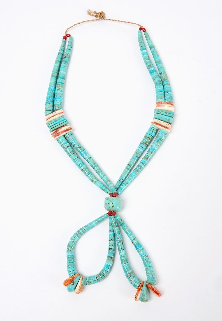 Native American Turquoise Stack Necklace - 2