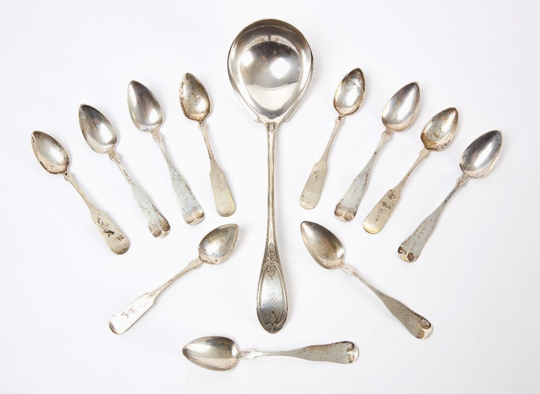 Group of Coin Silver Spoons (1 of 2)