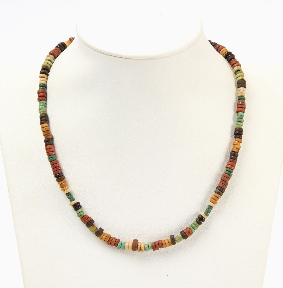 Sumerian Faience Beaded Necklace (1 of 2)