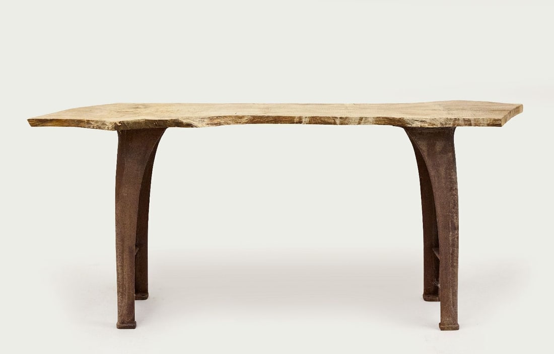 Industrial Free Edge Console Table - 2