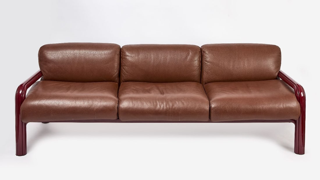 Gae Aulenti for Knoll Three Seat Sofa (1 of 3)