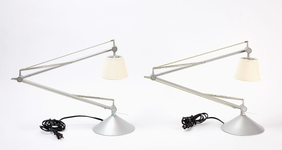 Pair of Italian Flos Archimoon Desk Lamps by Philippe Starcke (1 of 3)