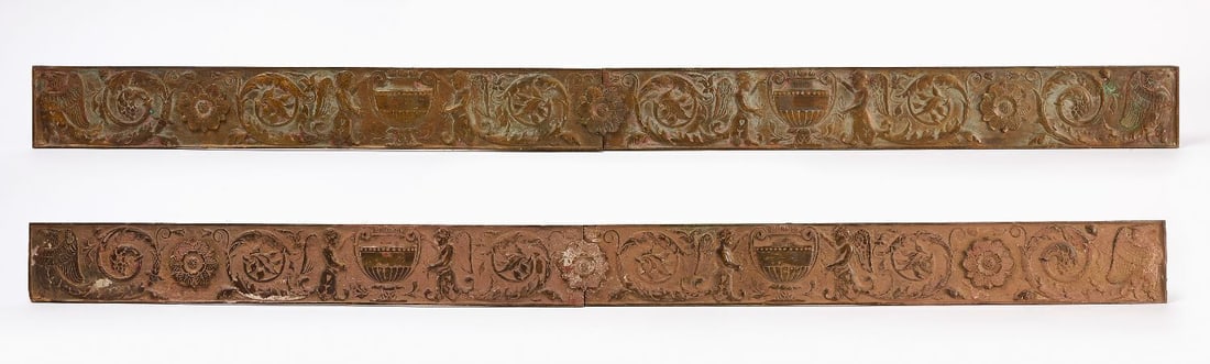 Series of Four Architectural Bronze Panels (1 of 2)
