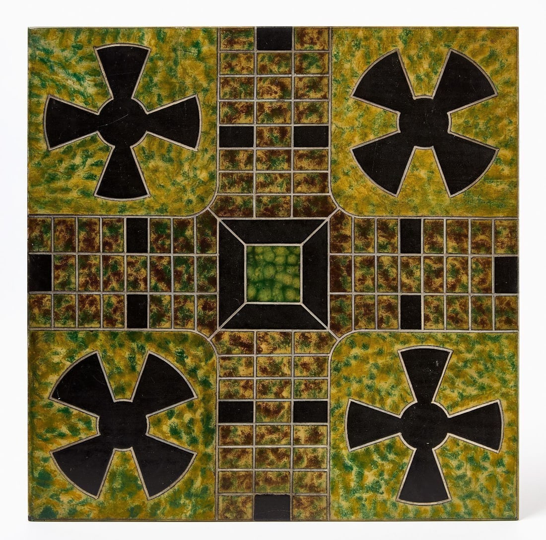 Slate Parcheesi Game Board (1 of 3)