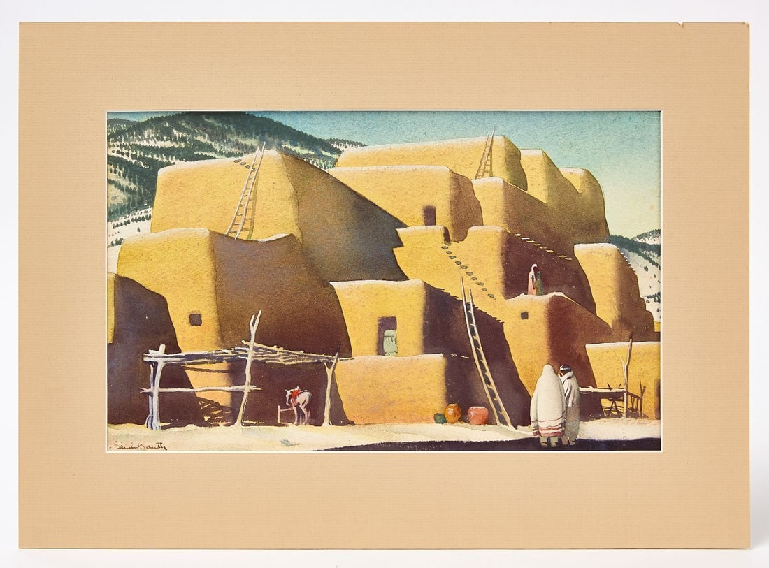 Sandor Bernath - New Mexico Watercolor (1 of 3)