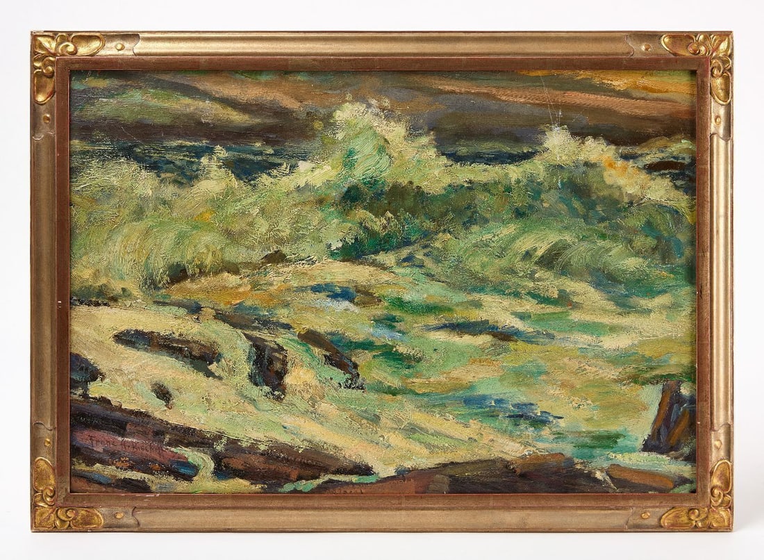 Franz Arthur Bischoff - Ocean Waves Scene (1 of 1)