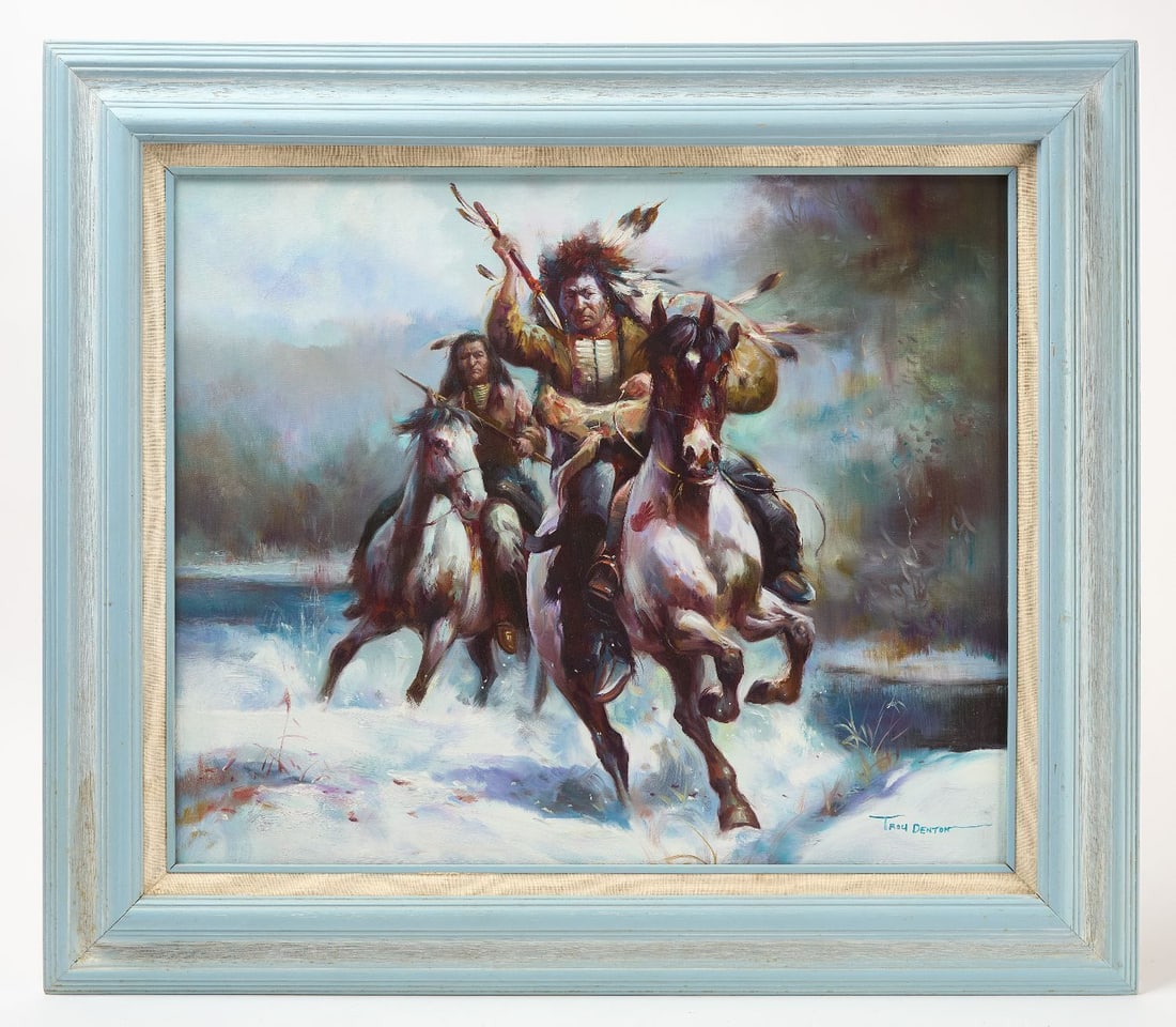 Troy Denton - Native American Warriors on Horseback (1 of 2)