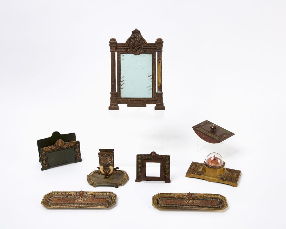 Group of Egyptian Revival Desk Accessories (1 of 2)