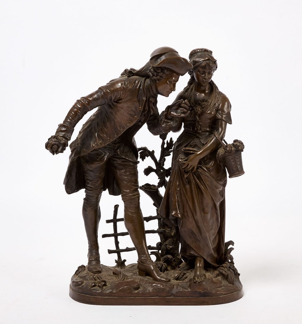 Courting Couple Bronze (1 of 4)