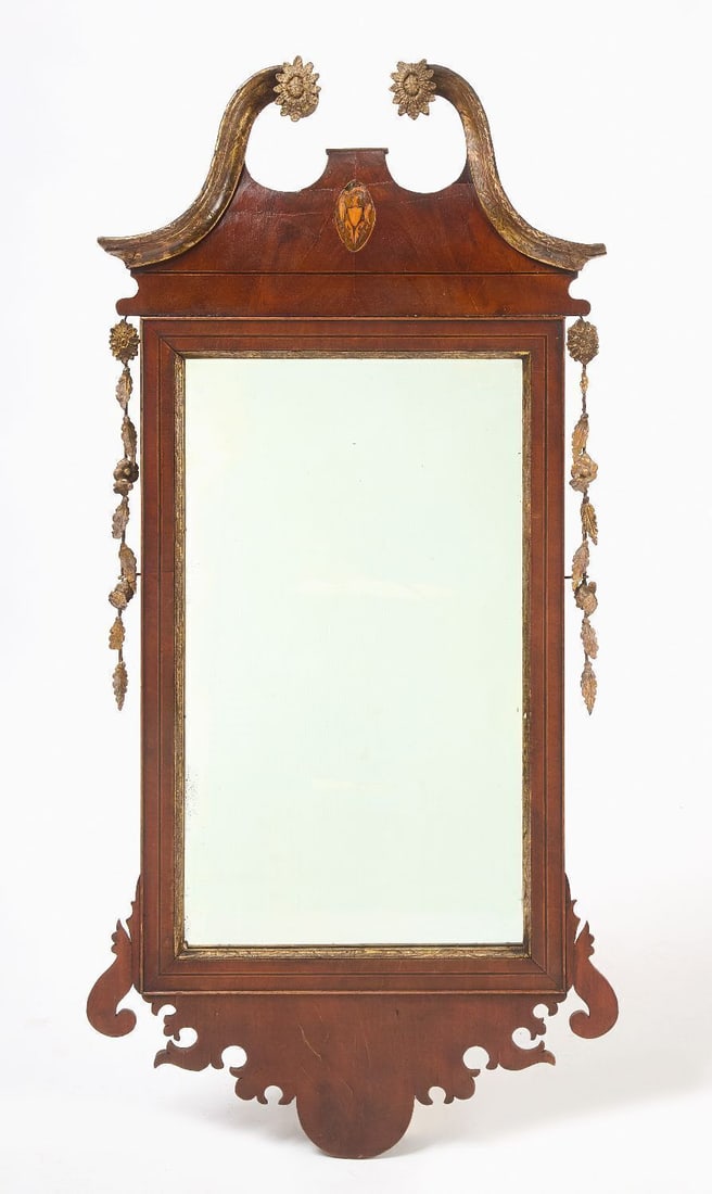Georgian Broken Arch Mirror (1 of 2)