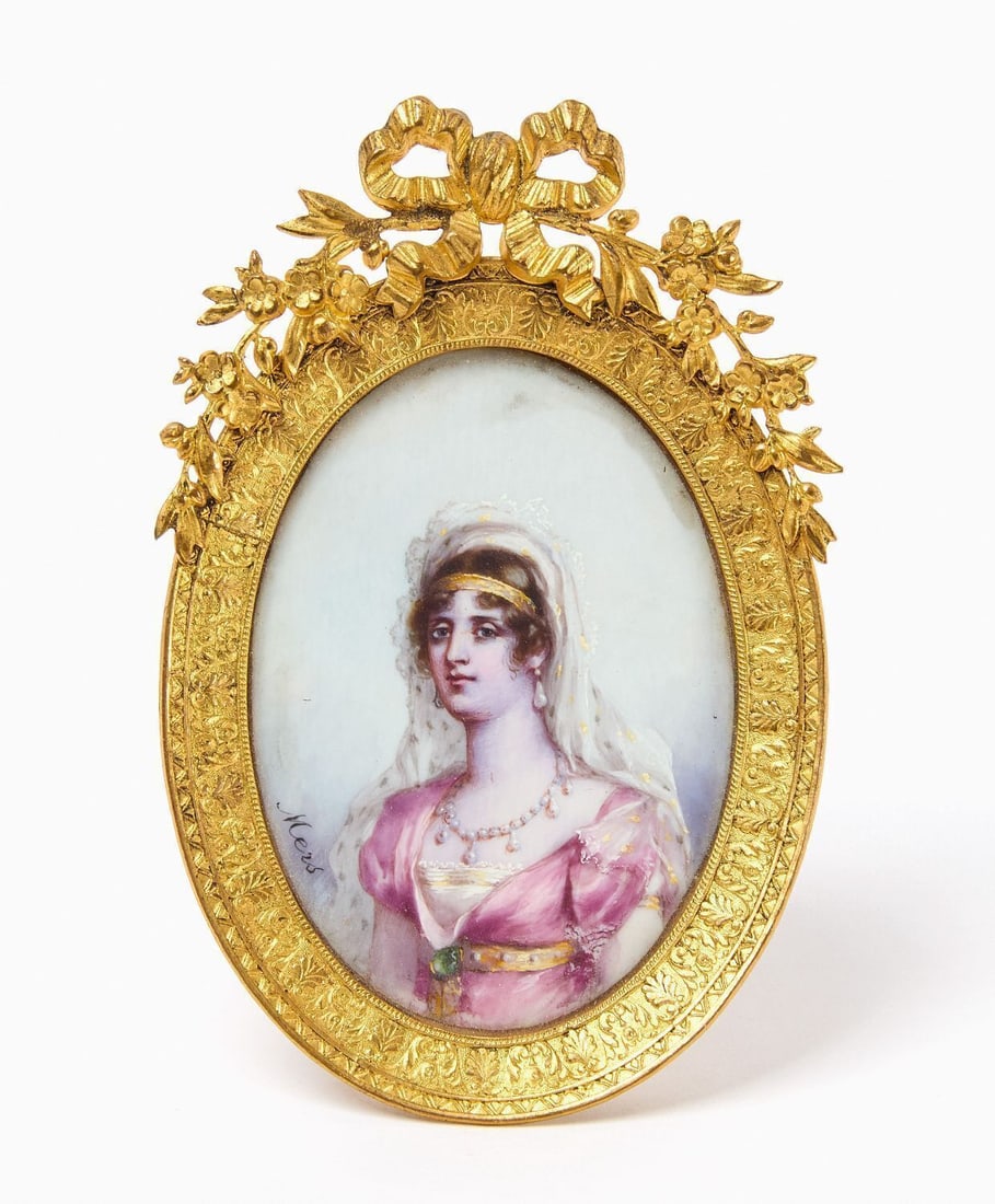 Miniature Portrait of Elisa Bonaparte (1 of 2)