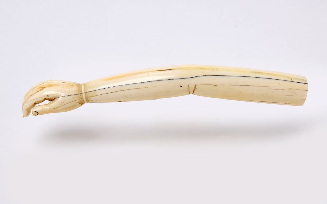Carved Bone Arm (1 of 3)
