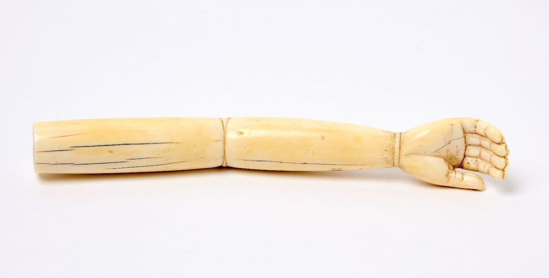 Carved Bone Arm - 2