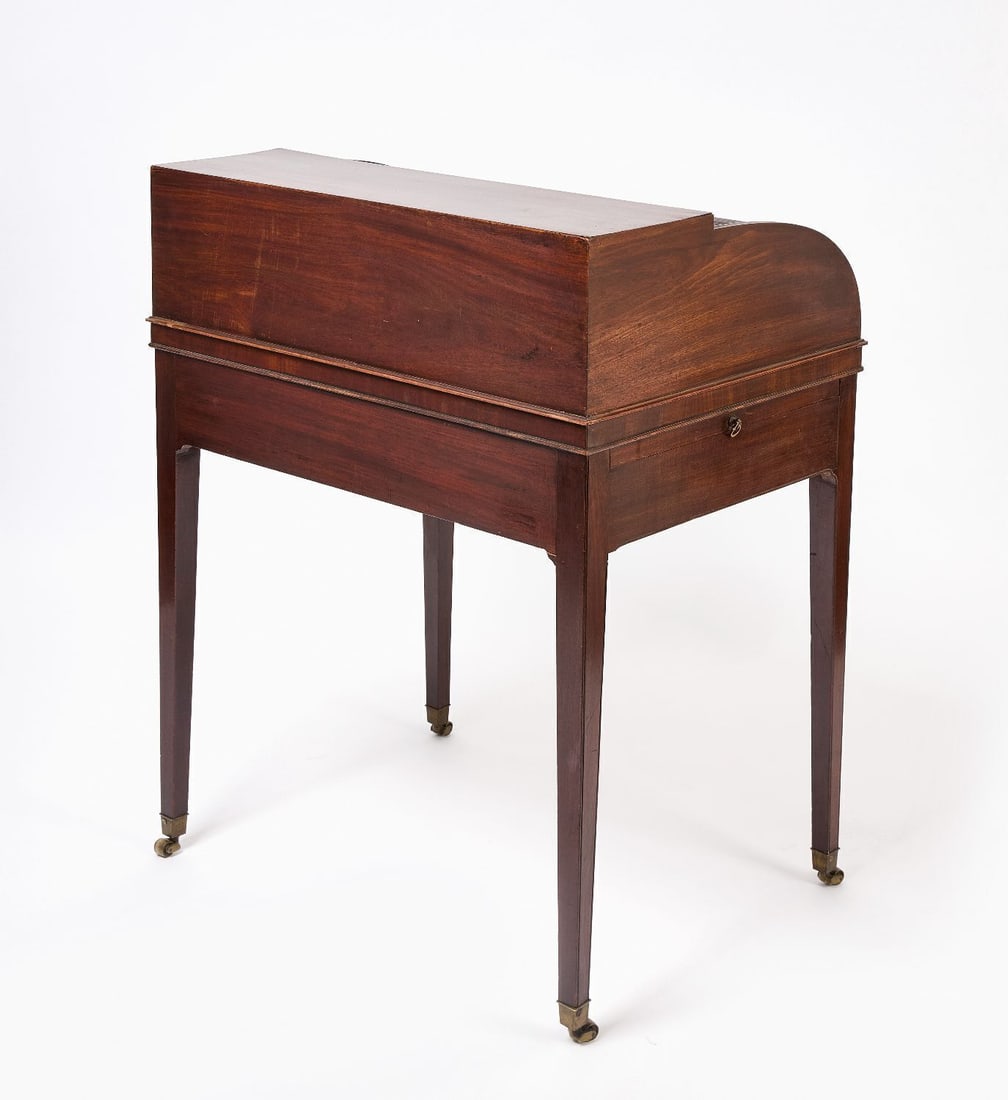 Tambour Front Regency Desk - 5