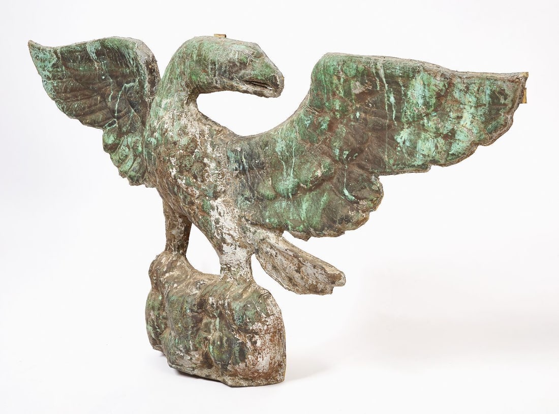 Large Copper Architectural Eagle - 3
