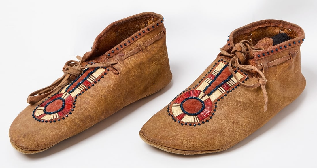 Native Pottery and Moccasins - 2