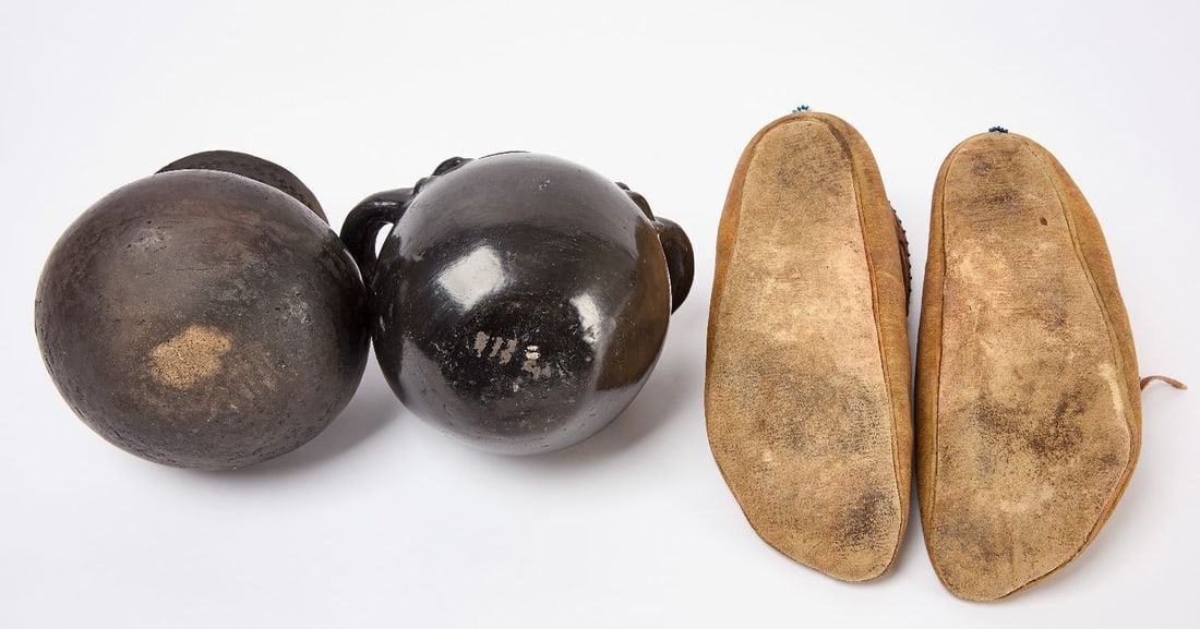 Native Pottery and Moccasins - 5