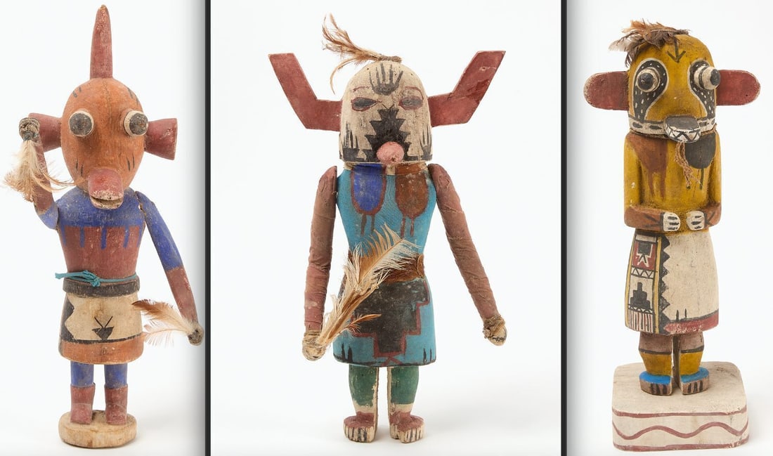 Three Kachina Dolls (1 of 9)