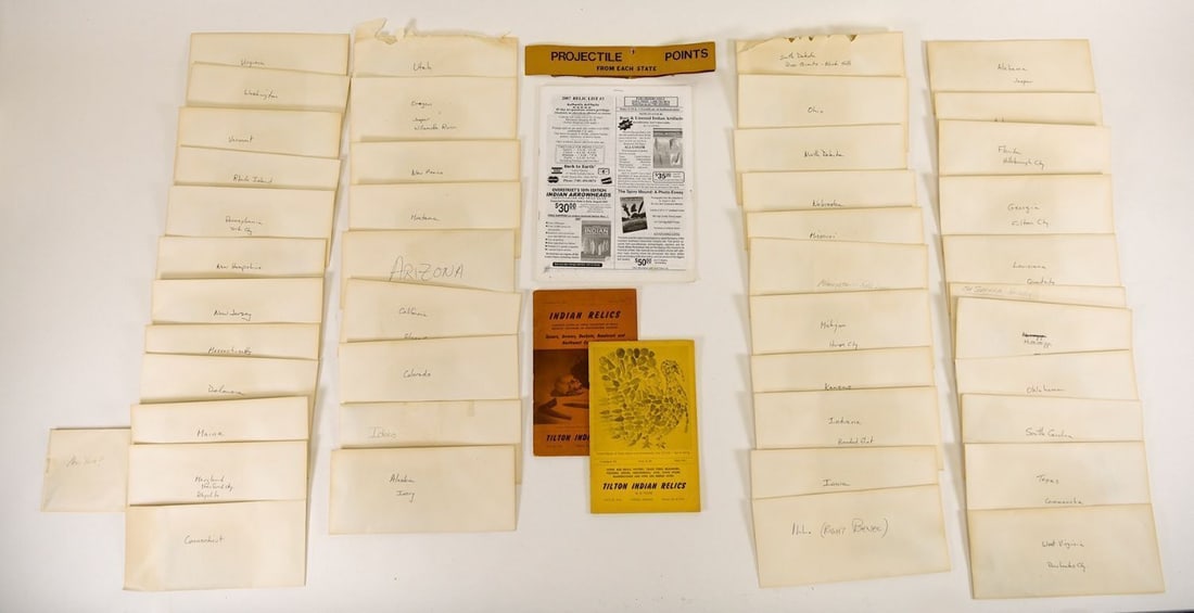 Group of Regional Lithics from The United States and Reference Works - 2