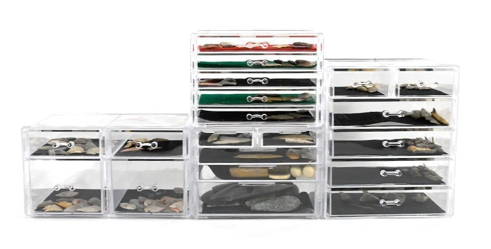 Collection of Native American Lithics and Two Stone Pounders - 2