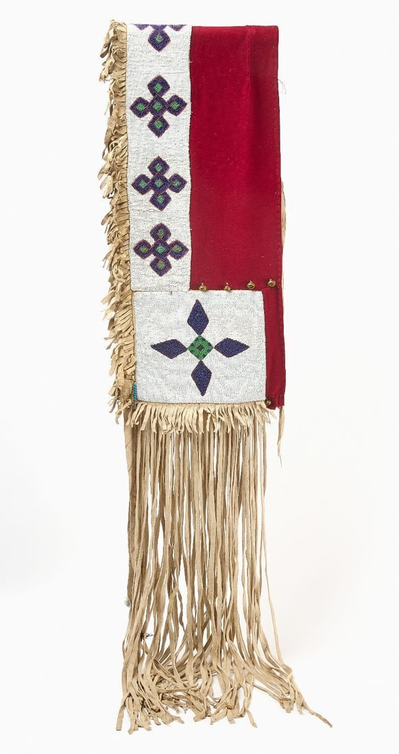 Native American Beaded Saddle Throw (1 of 3)